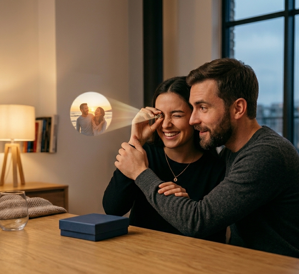 מתנה ליום נישואין עם תמונה מוצפנת — הסוד שילווה אתכם כל יום
