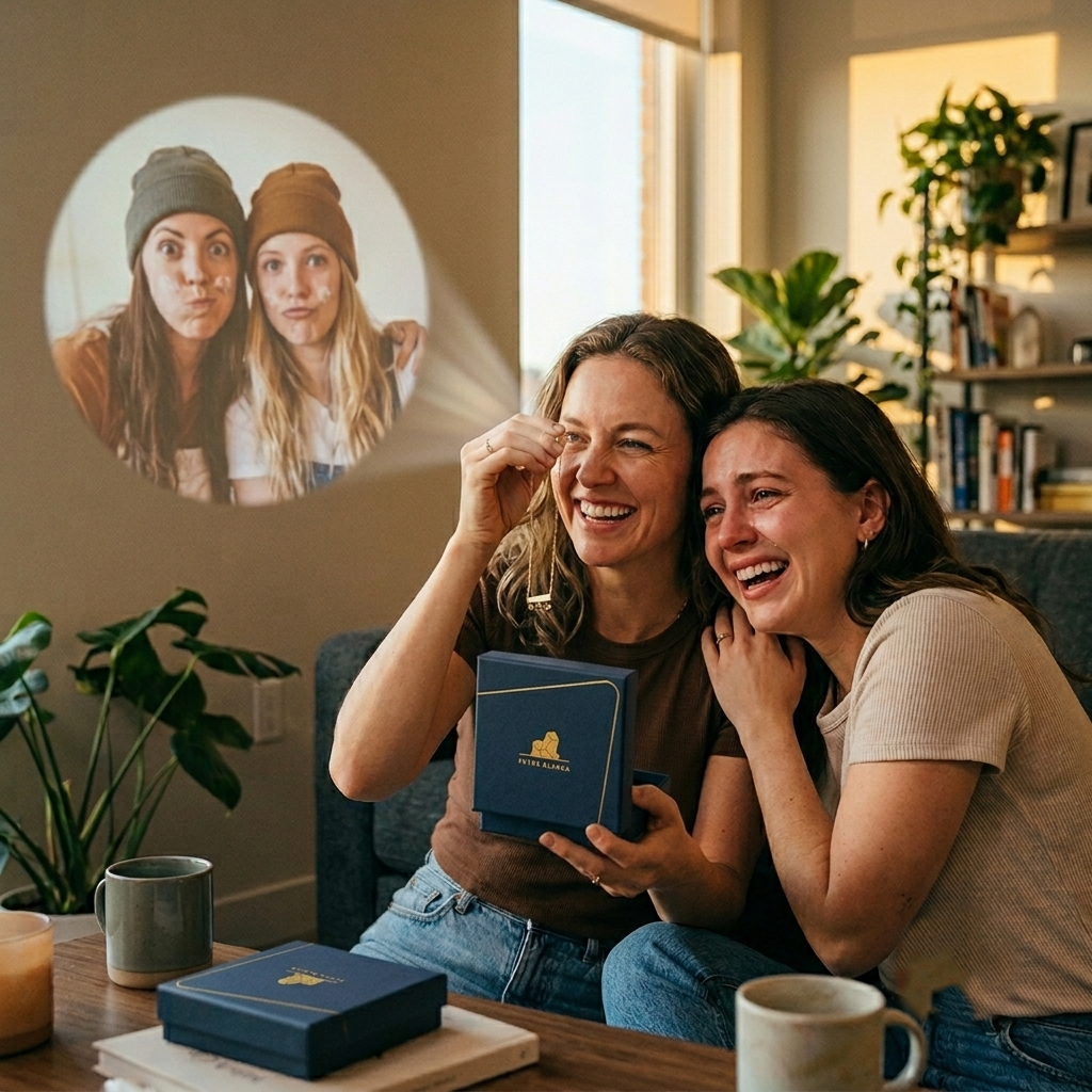 מתנה לחברה הכי טובה עם תמונה מוצפנת — כי היא לא ״עוד חברה״