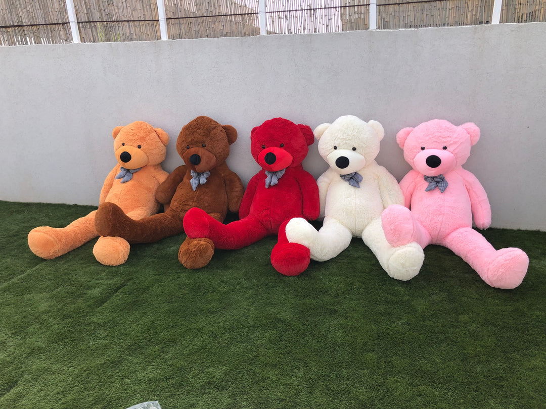 דובי ענק מטר בצבע לבן שמנת (1 מטר)