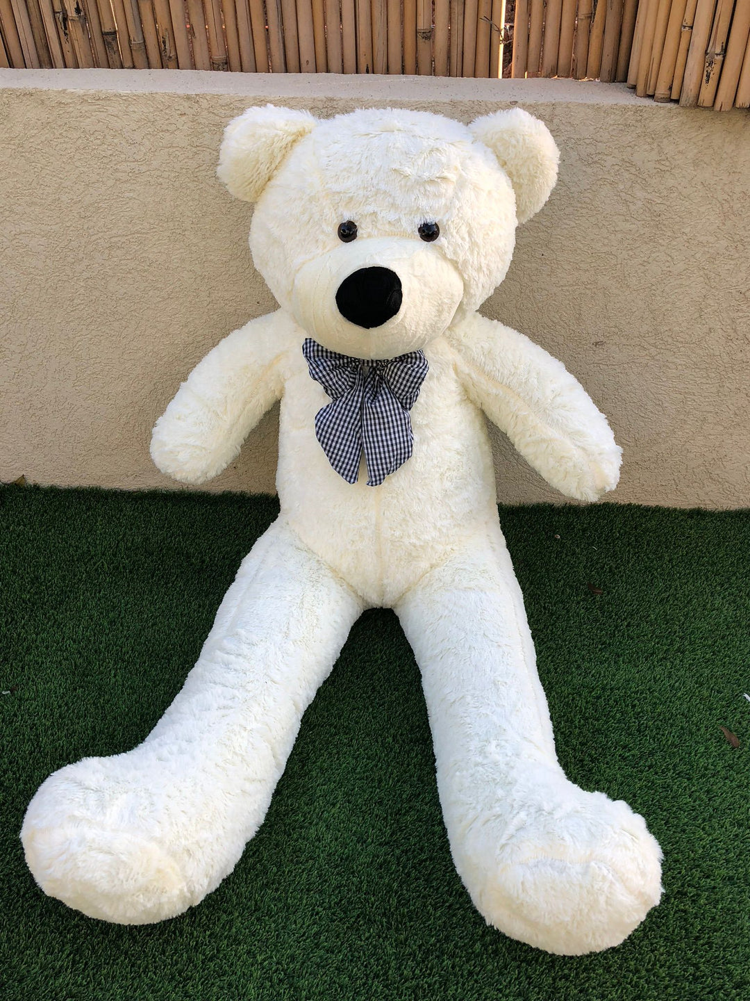 דובי ענק מטר בצבע לבן שמנת (1 מטר)