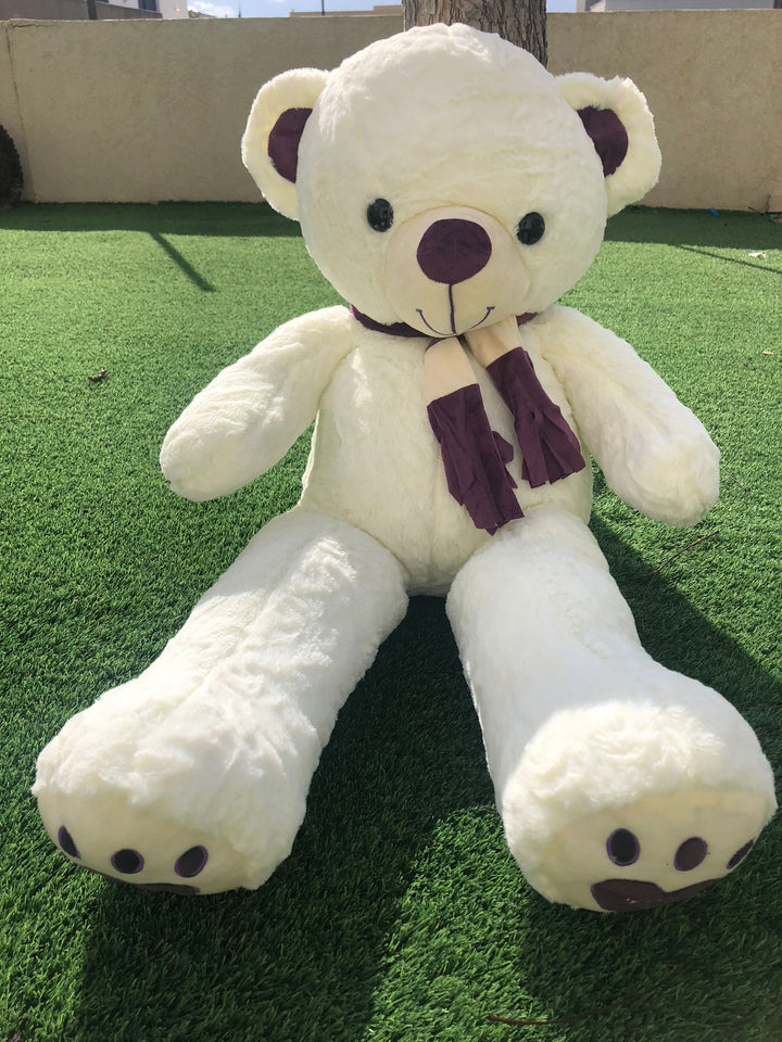 דובי ענק מטר בצבע לבן שמנת (1 מטר)