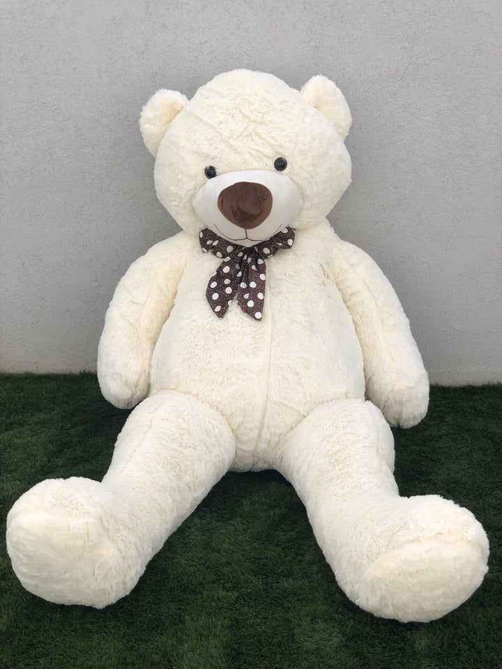 דובי ענק מטר בצבע לבן שמנת (1 מטר)