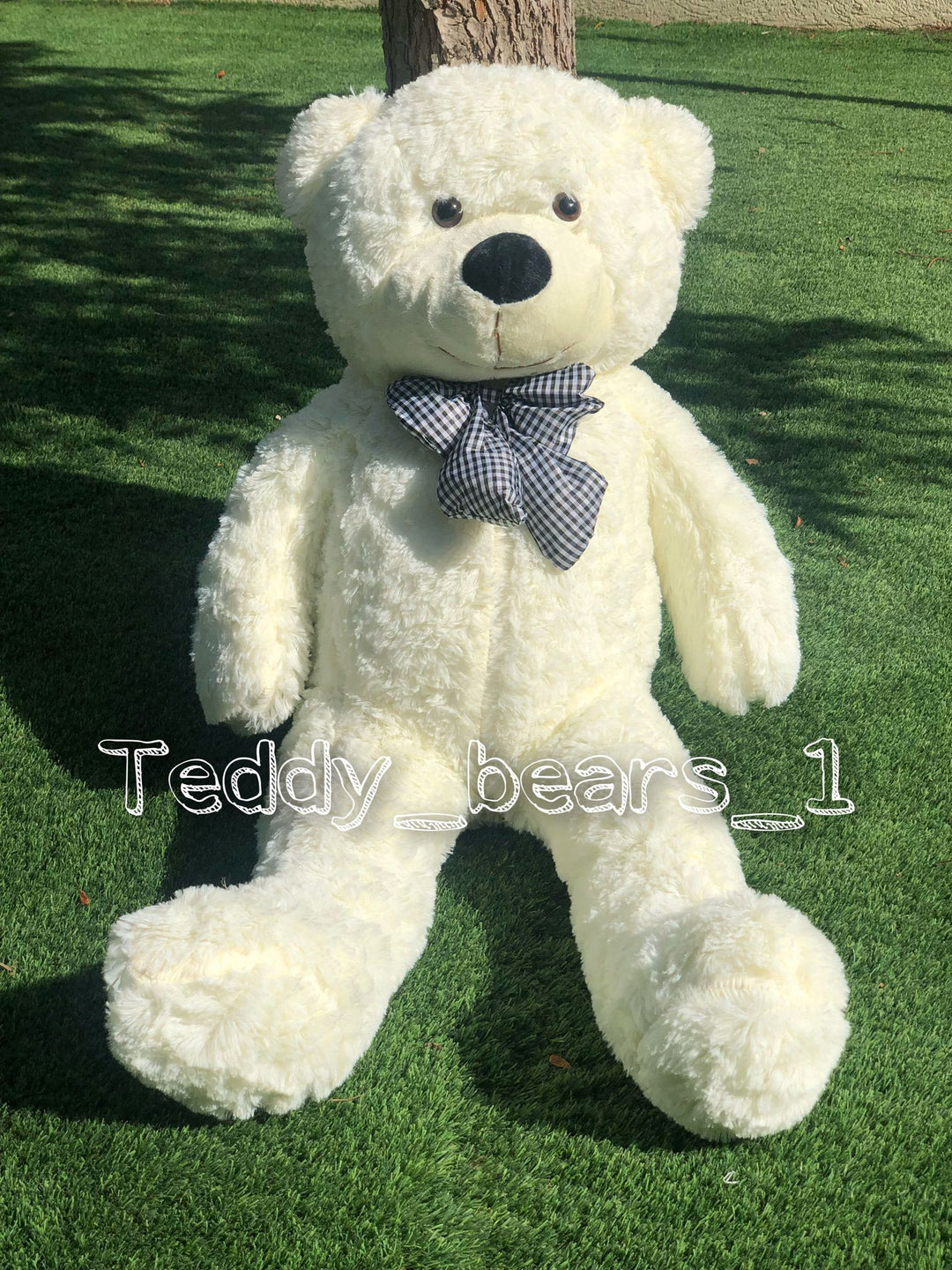 דובי ענק בצבע שמנת